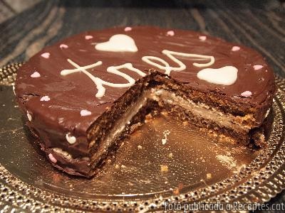 Pastís de xocolata i mascarpone